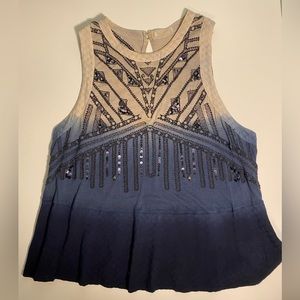 Urban Outfitters ombré beaded tank